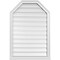 Ekena Millwork Octagonal Top Surface Mount PVC Gable Vent w/ 2"W x 2"P Brickmould Sill Frame, 26"W x 38"H GVPOT26X3803SF - alternate 1